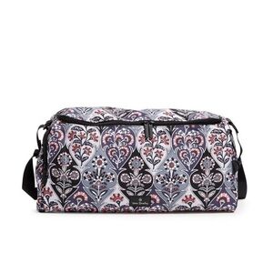 Vera Bradley Black and Purple Pattern duffle bag